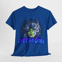 Men's Blue Hair Cheeba Girl T Shirt